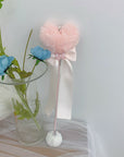 Pink Heart Cat Teaser Wand