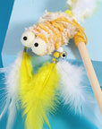 Handmade Goldfish Cat Toy Wand
