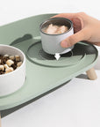 Bone China Double Cat Bowl