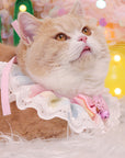 Bow Lace Saliva Towel Cat Bib