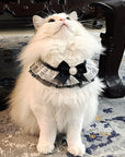 Black Bow Cat Bib