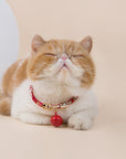 Japan Chirimen Style Handmade Cat Collar - happyandpolly