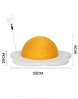 Egg Series Cat Sisal Scratcher Toy in M size, perfect for small to medium-sized cats.