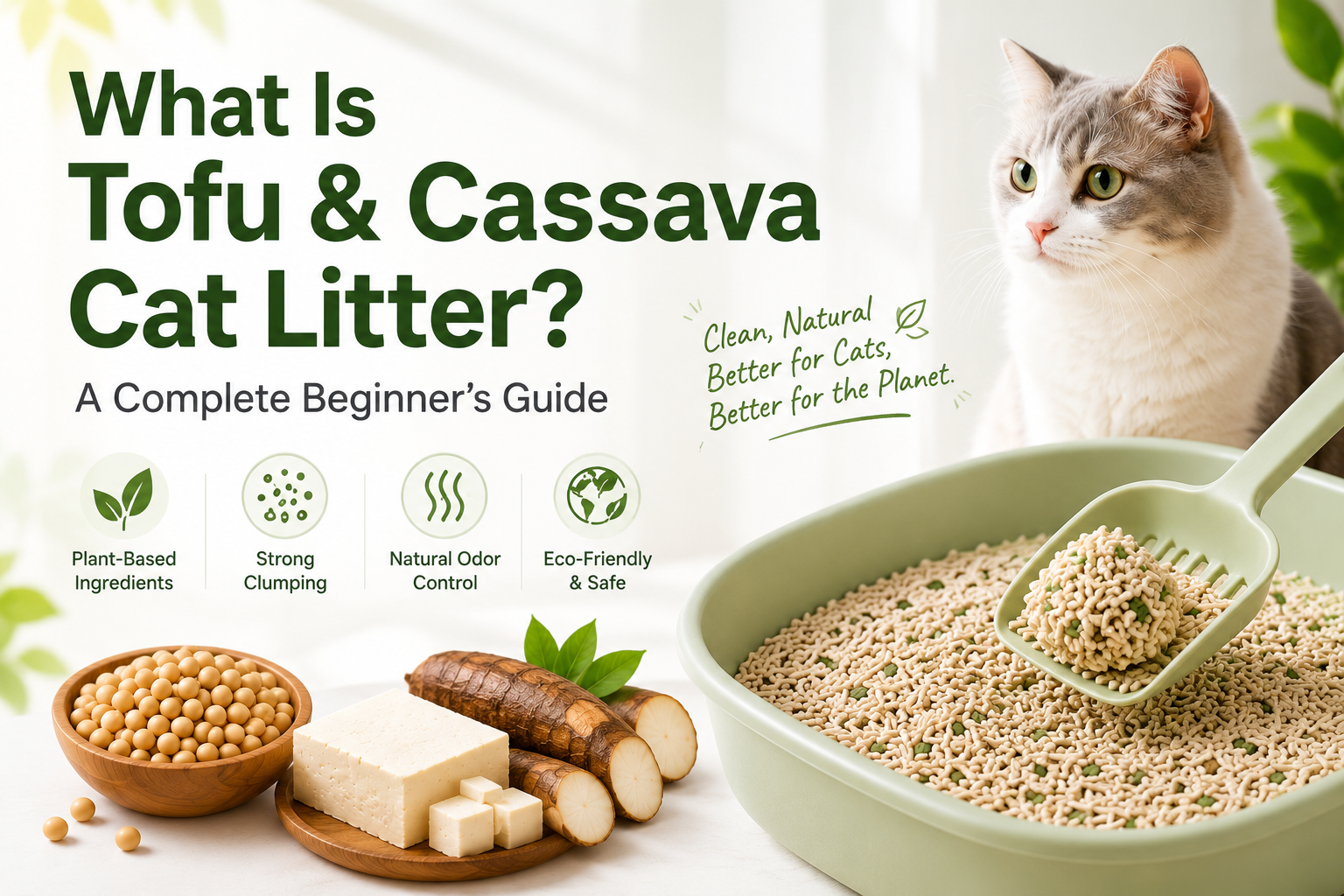 What Is Tofu & Cassava Cat Litter? A Complete Beginner’s Guide