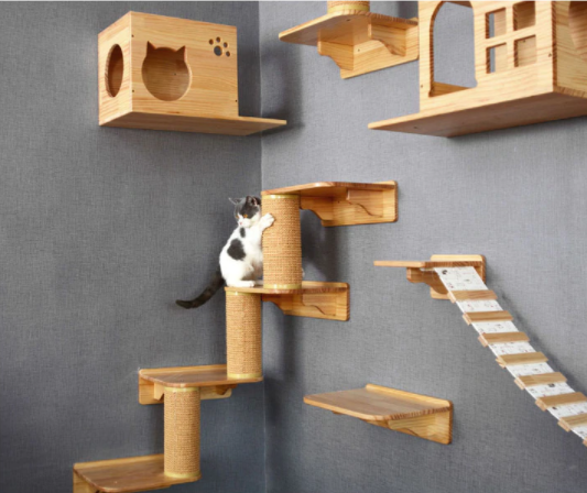 Excellent Cat Wall Design Furniture for Your Cat – Happy & Polly