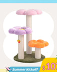 Three Flower Cat Tree