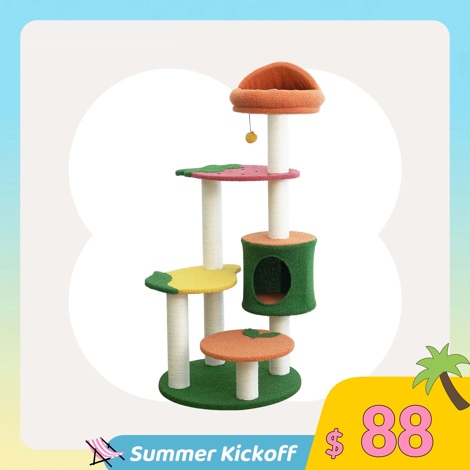 Fruit World Cat Tree