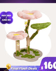 35.4" Blossom Wonder Solid Wood Cat Tree