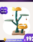 Yellow Tulip Cat Tree