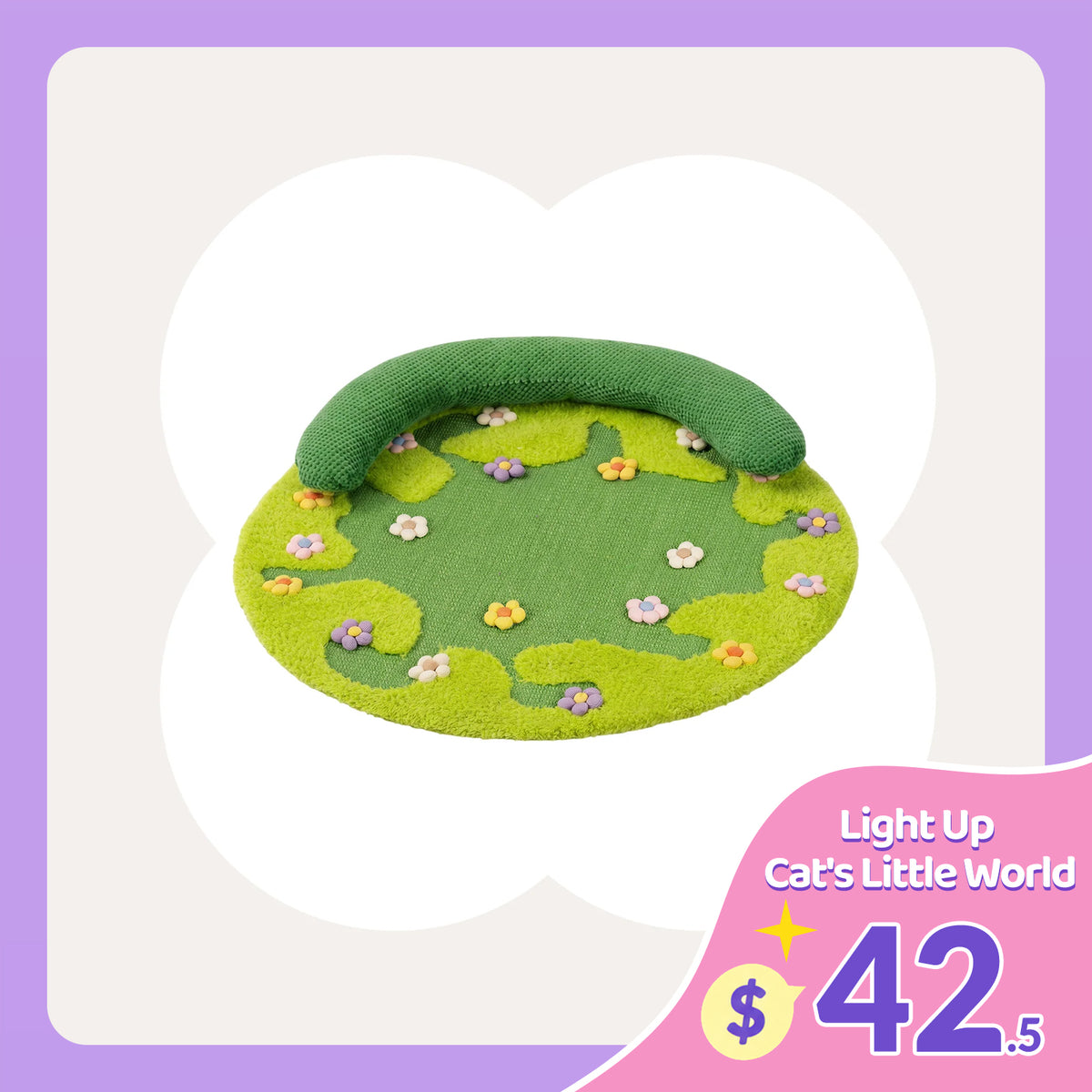 Wildflower Garden Cat Scratcher Mat