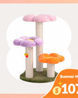 Three Flower Cat Tree