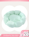 Bloomy Flower Cozy Plush Cat Bed