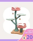 Pink Tulip Cat Tree
