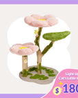 35.4" Blossom Wonder Solid Wood Cat Tree