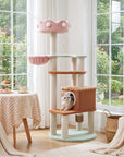 63" Large Decorative Ice Cream Multi-Level Cat Tree