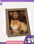 3D Retro Art Cat Scratcher