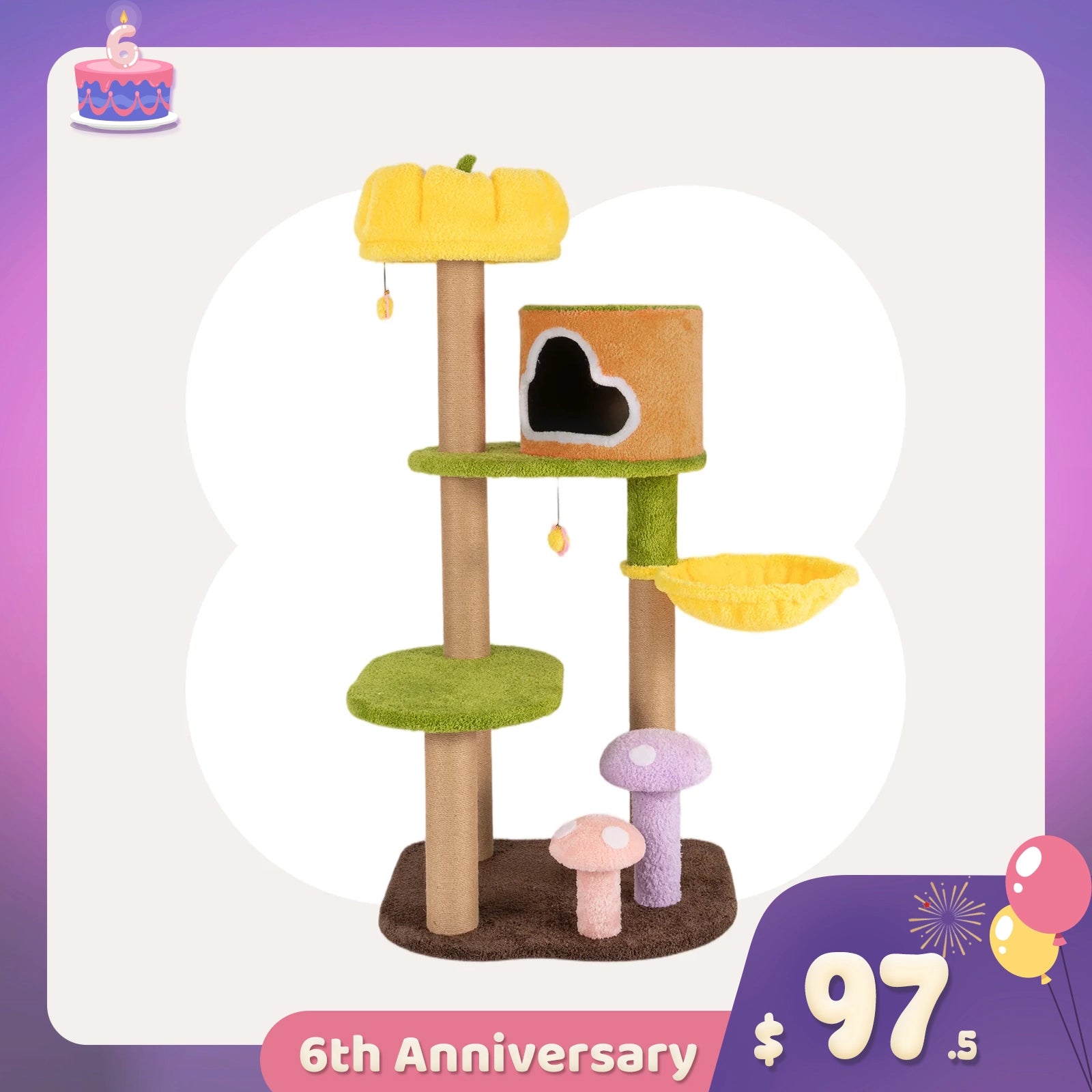 Upgraded Jungle Haven Cat Tree