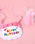 Pet Birthday Party Bib and Hat