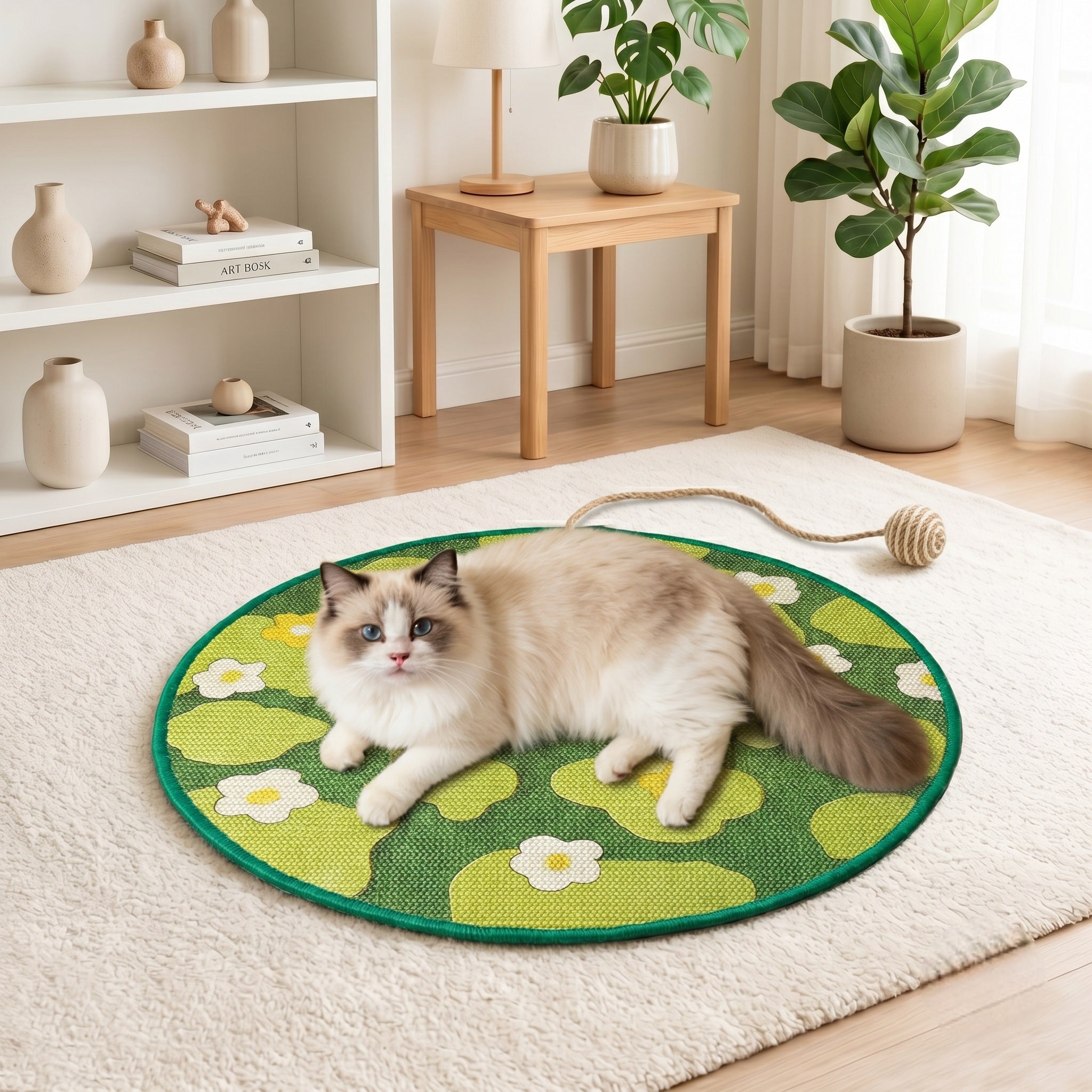 Wildflower Garden Cat Scratcher Mat
