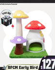 Magic Mushroom Cat Tree