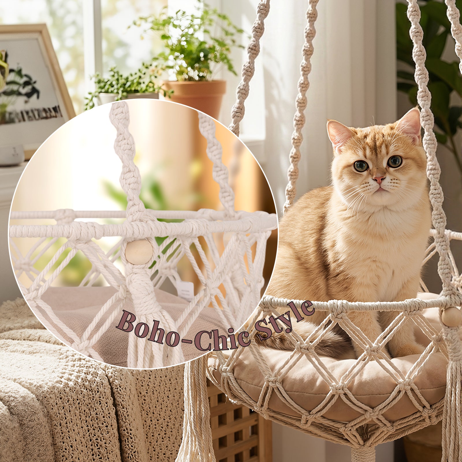 Bohemia Style Cat Hammock