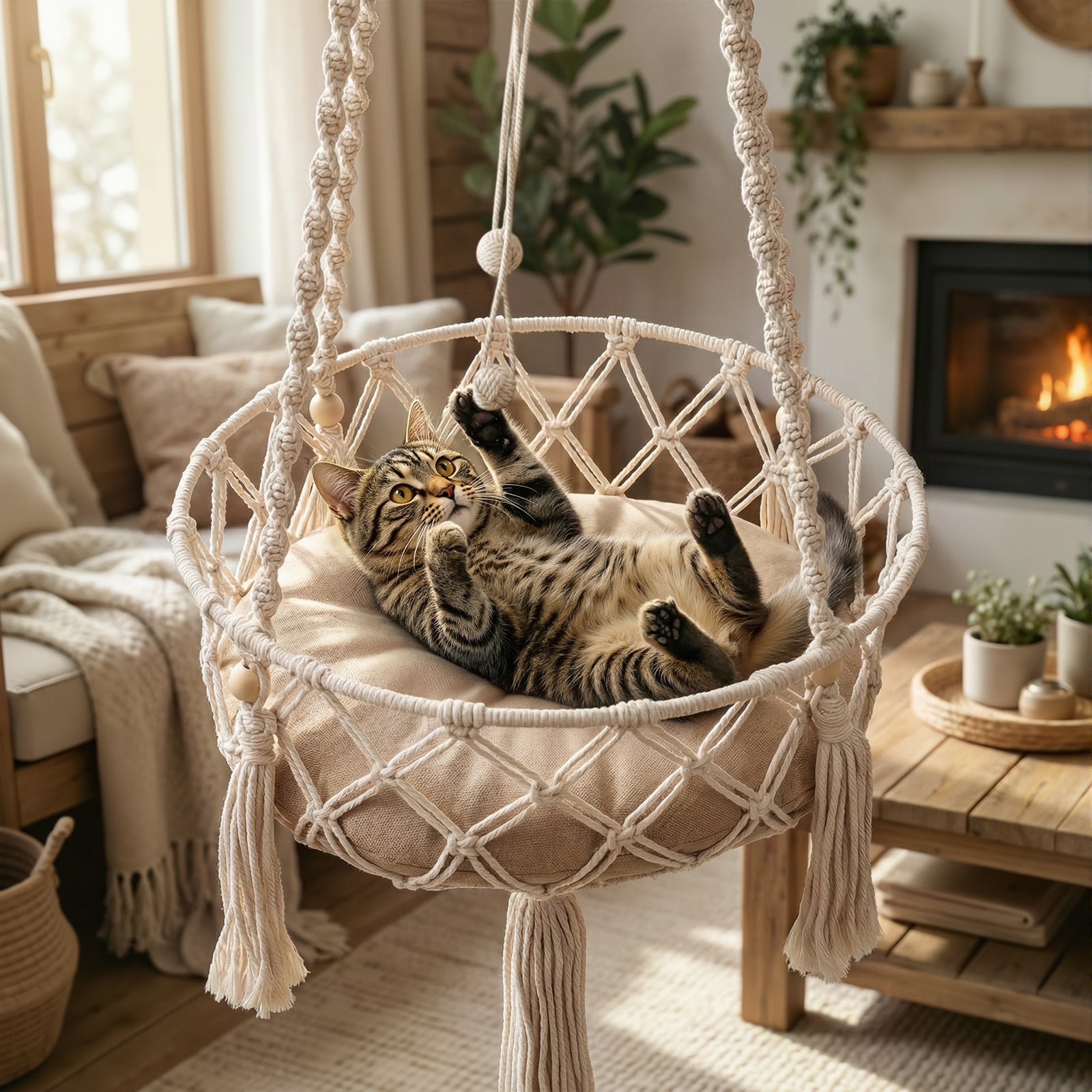 Bohemia Style Cat Hammock