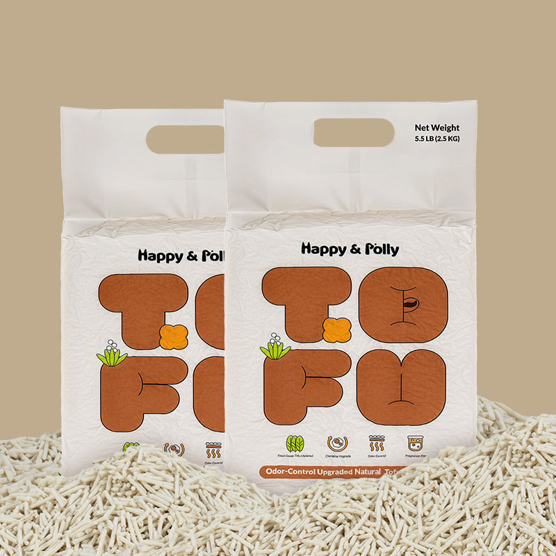 Plant-Based Tofu Litter with Triple Natural Deodorizers