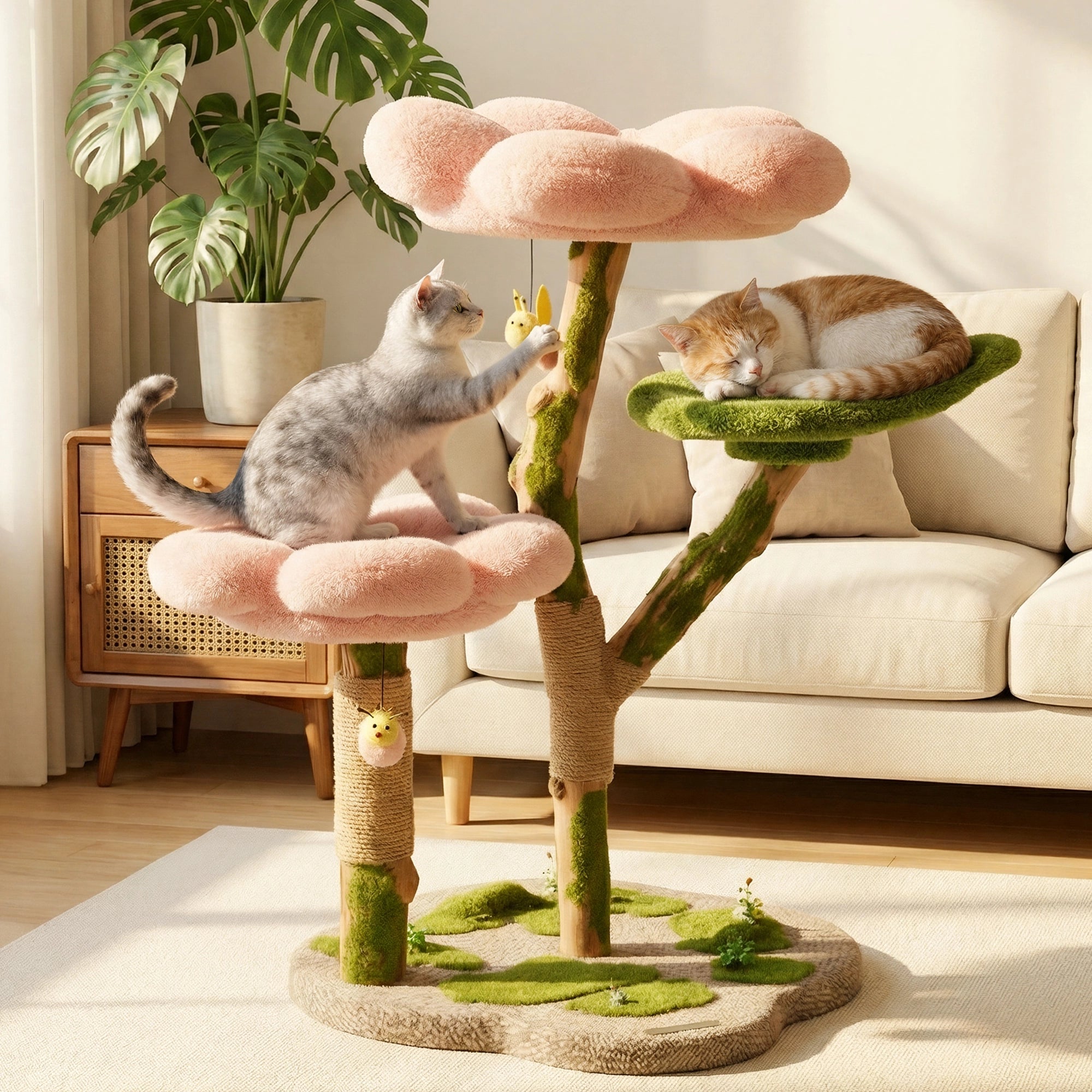 35.4" Blossom Wonder Cat Tree