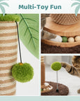 Coconut Palm Cat Scratching Post