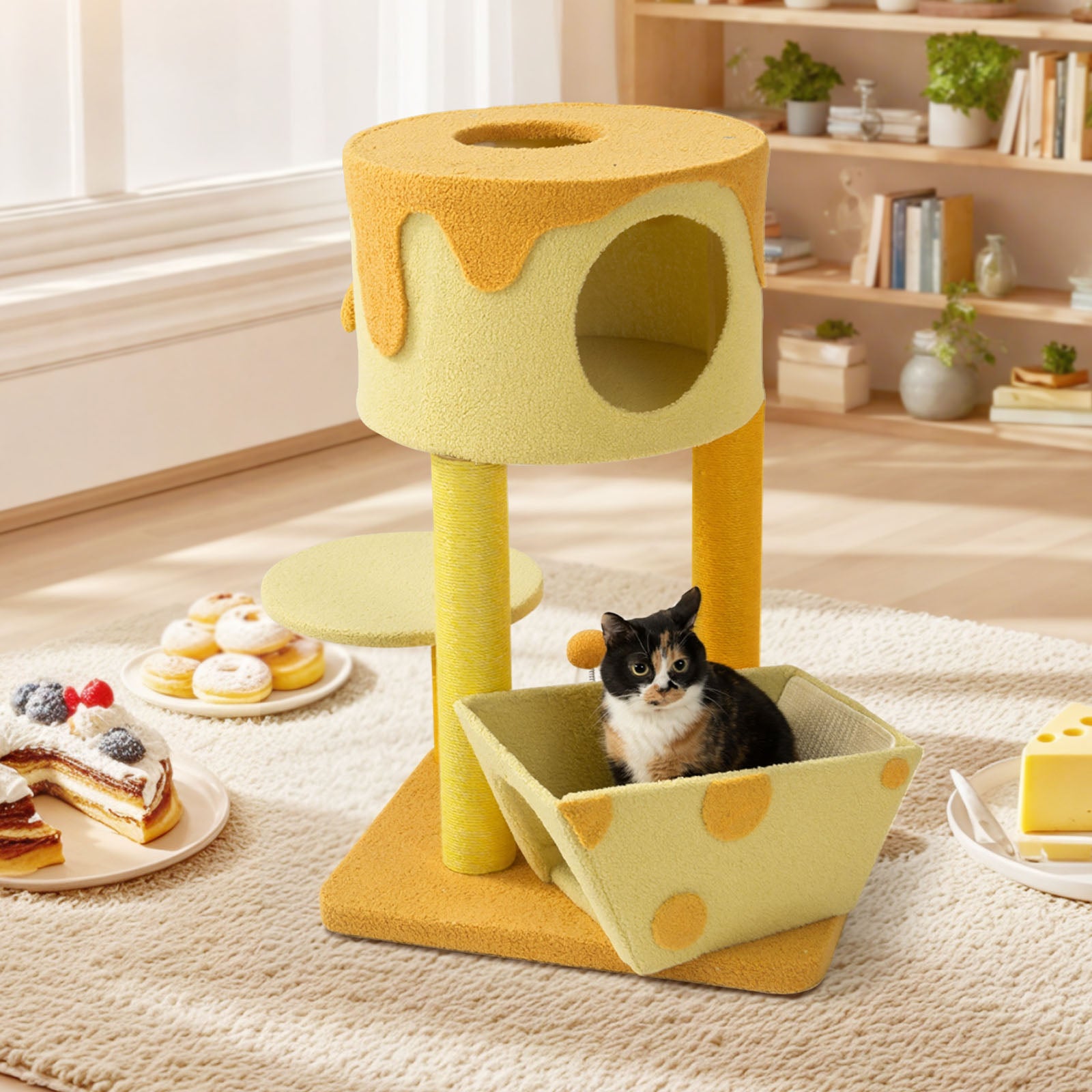 Transformable Cheese Cat Tree