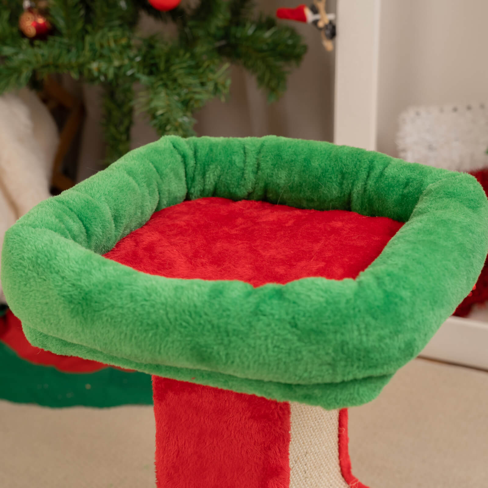 Christmas Boot Cat Scratching Post