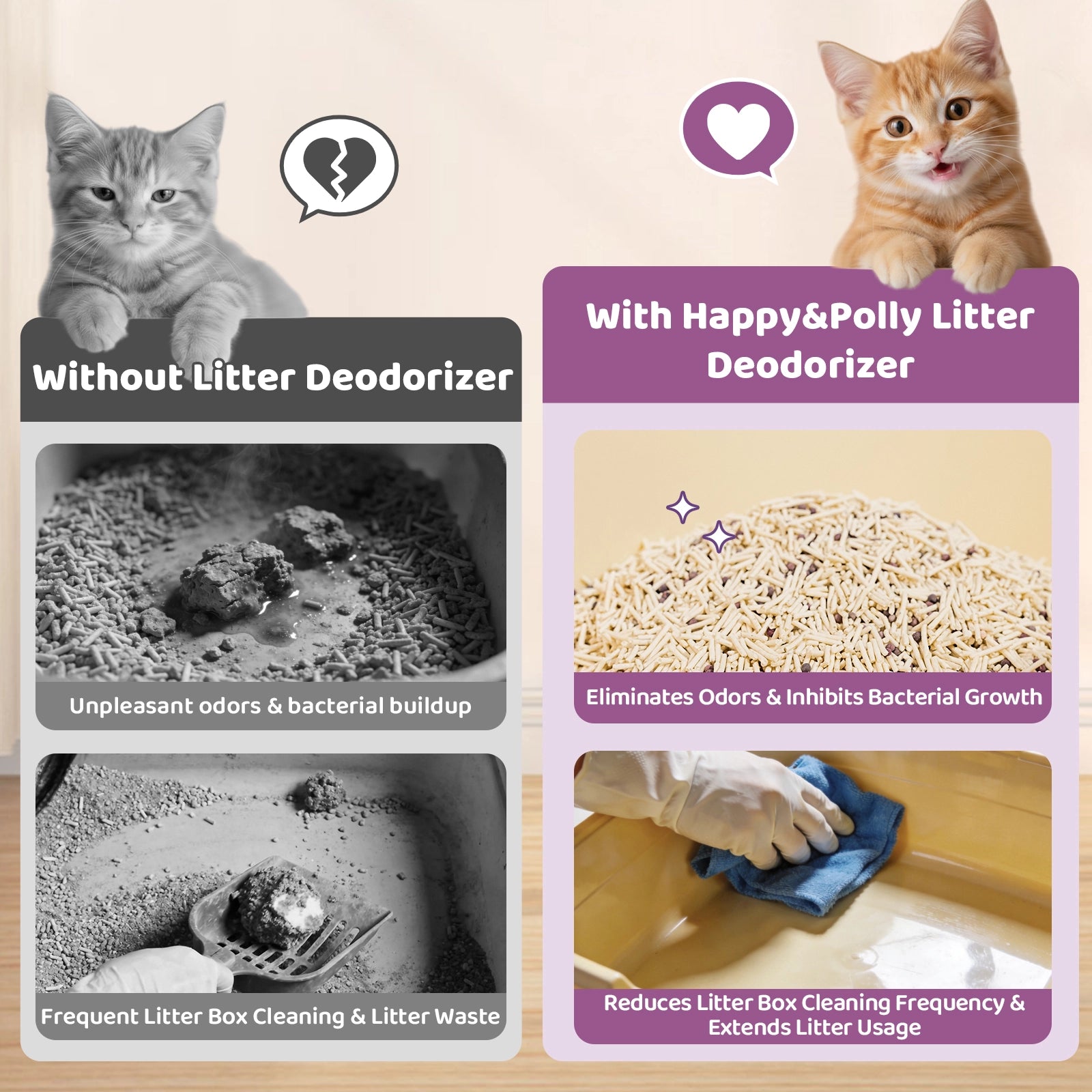 Dual-Mineral Odor Guard Cat Litter Deodorizer