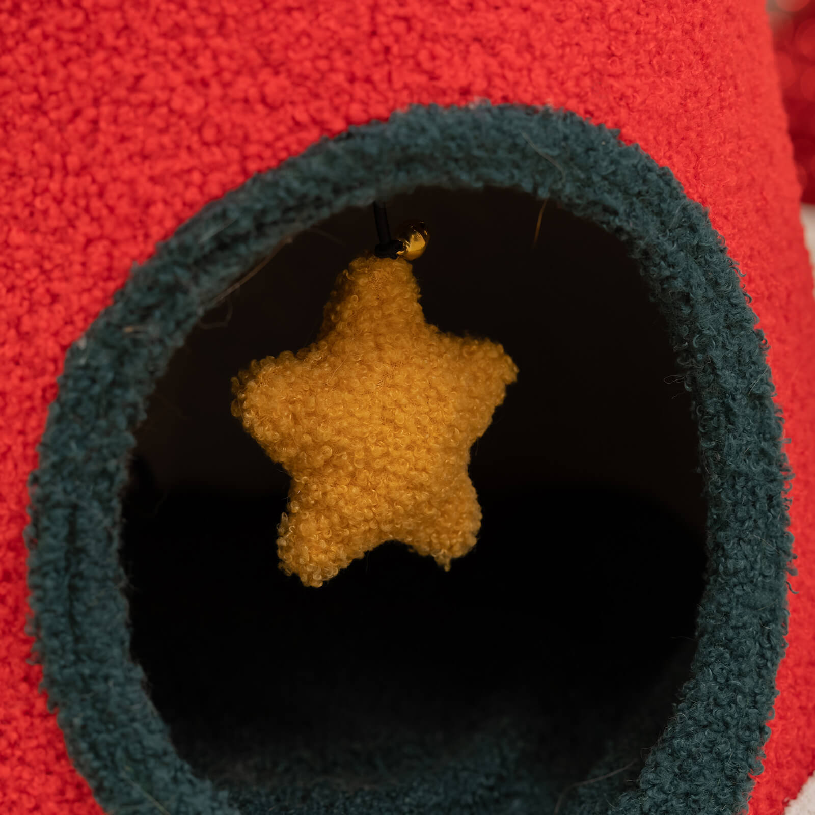 Christmas Santa Hat Cat Bed