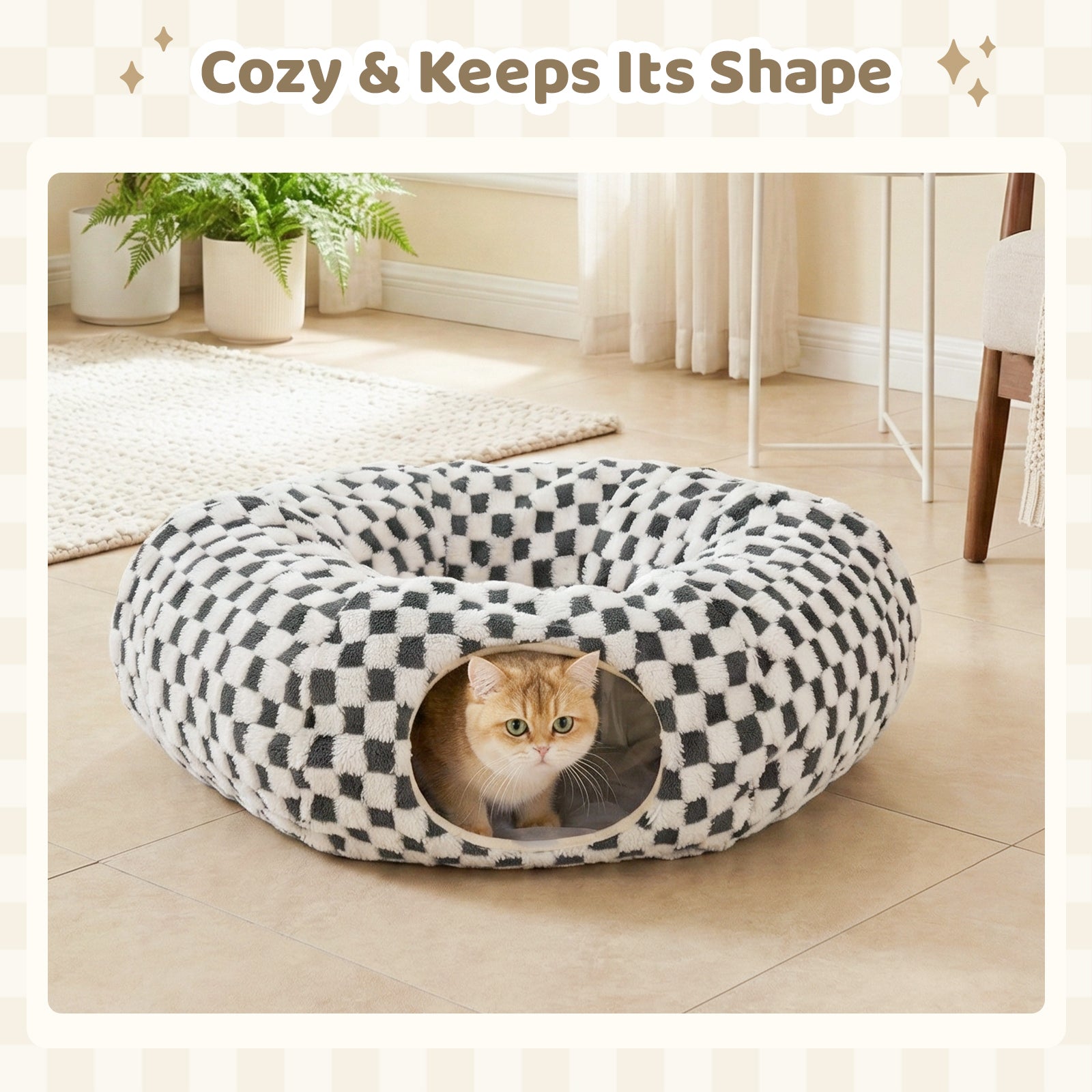 Elves in the Checkerboard Cat Tunnel