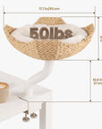 Woven Nest Desk Cat Bed
