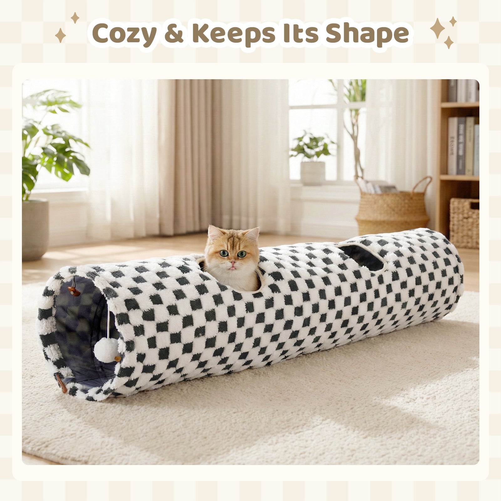 Elves in the Checkerboard Cat Tunnel
