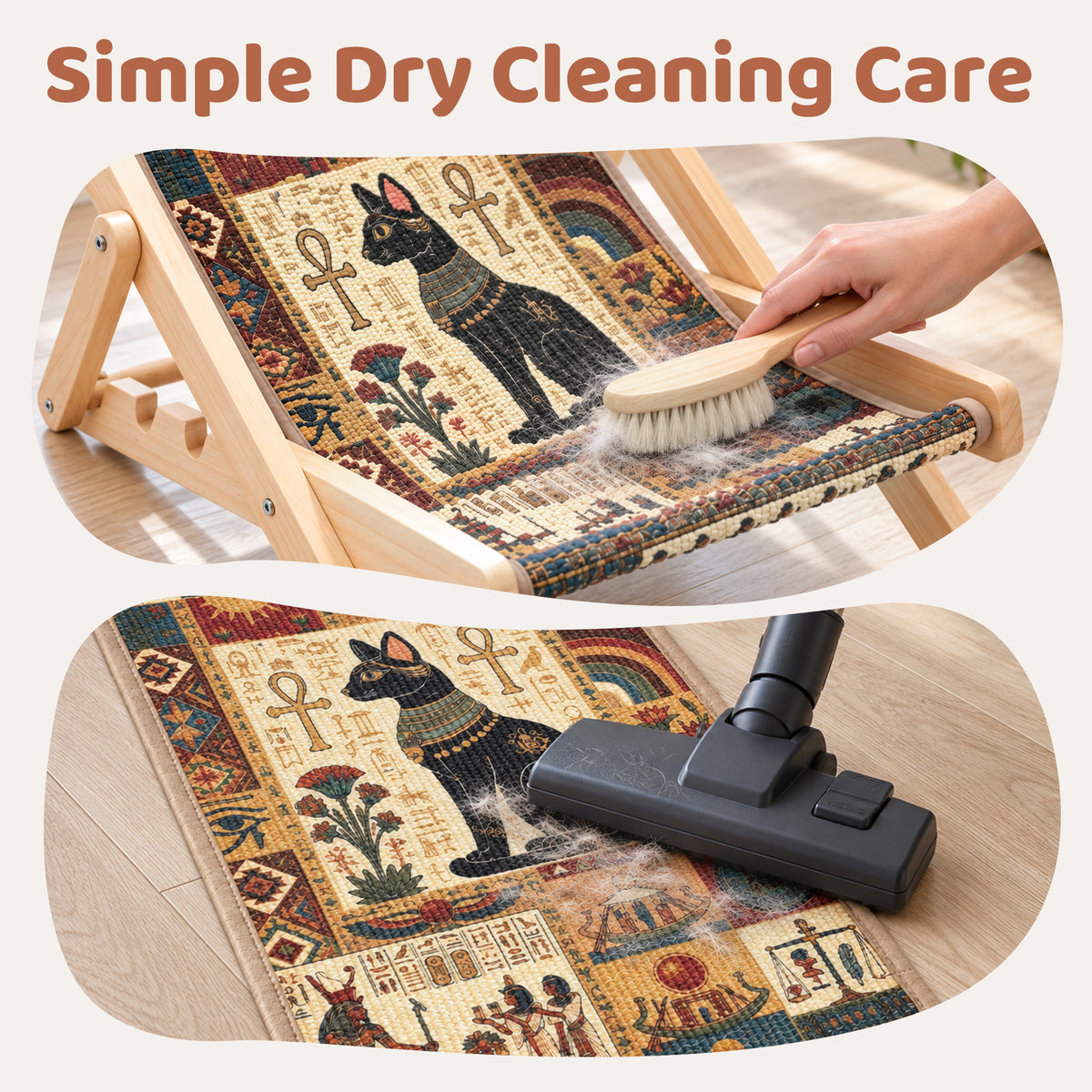 Foldable Cat Lounge Chair With Scratching Surface