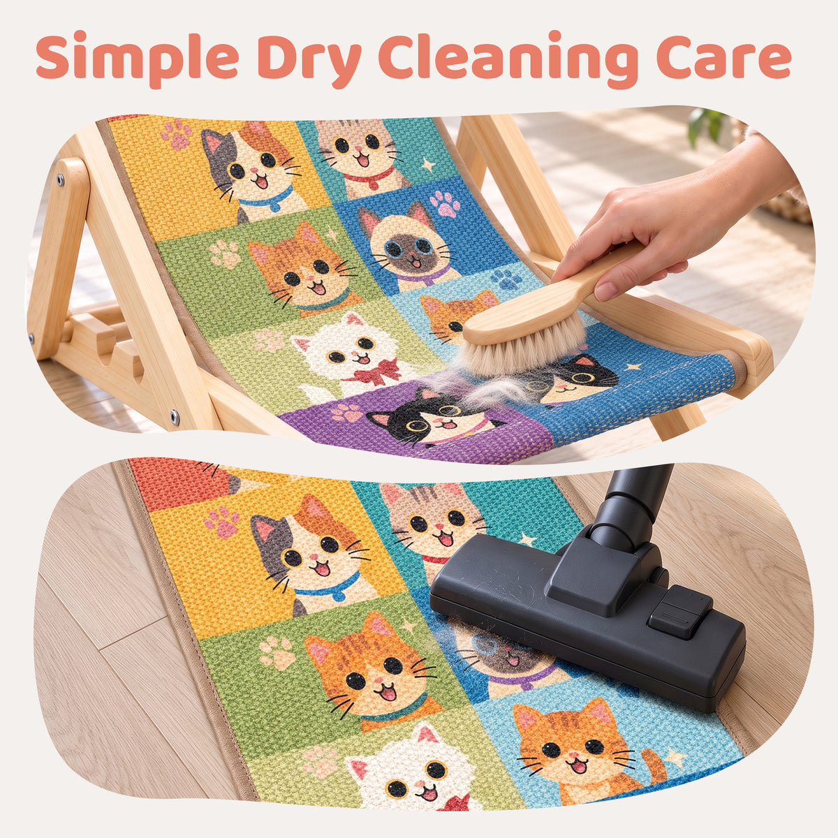 Foldable Cat Lounge Chair With Scratching Surface