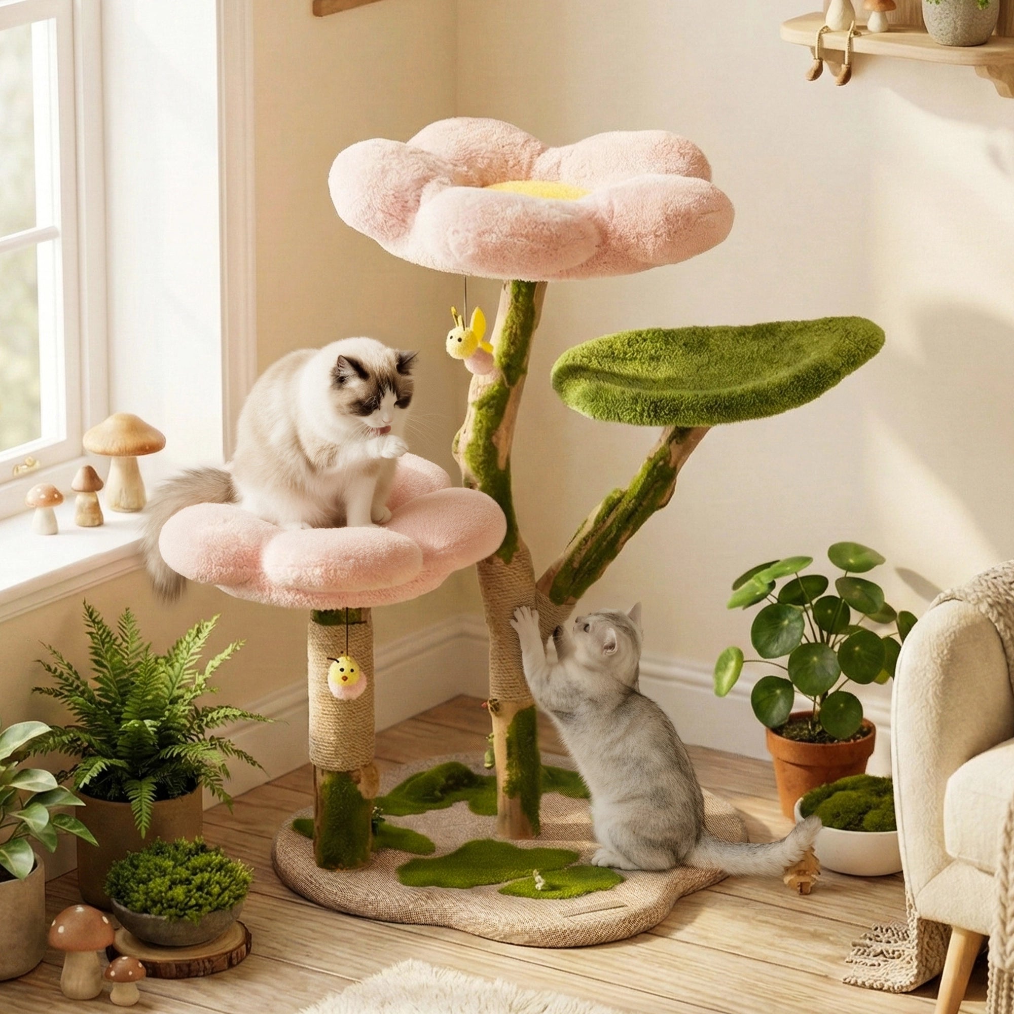 35.4" Blossom Wonder Cat Tree