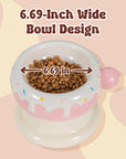 27oz Donut Style Cat Bowl Set