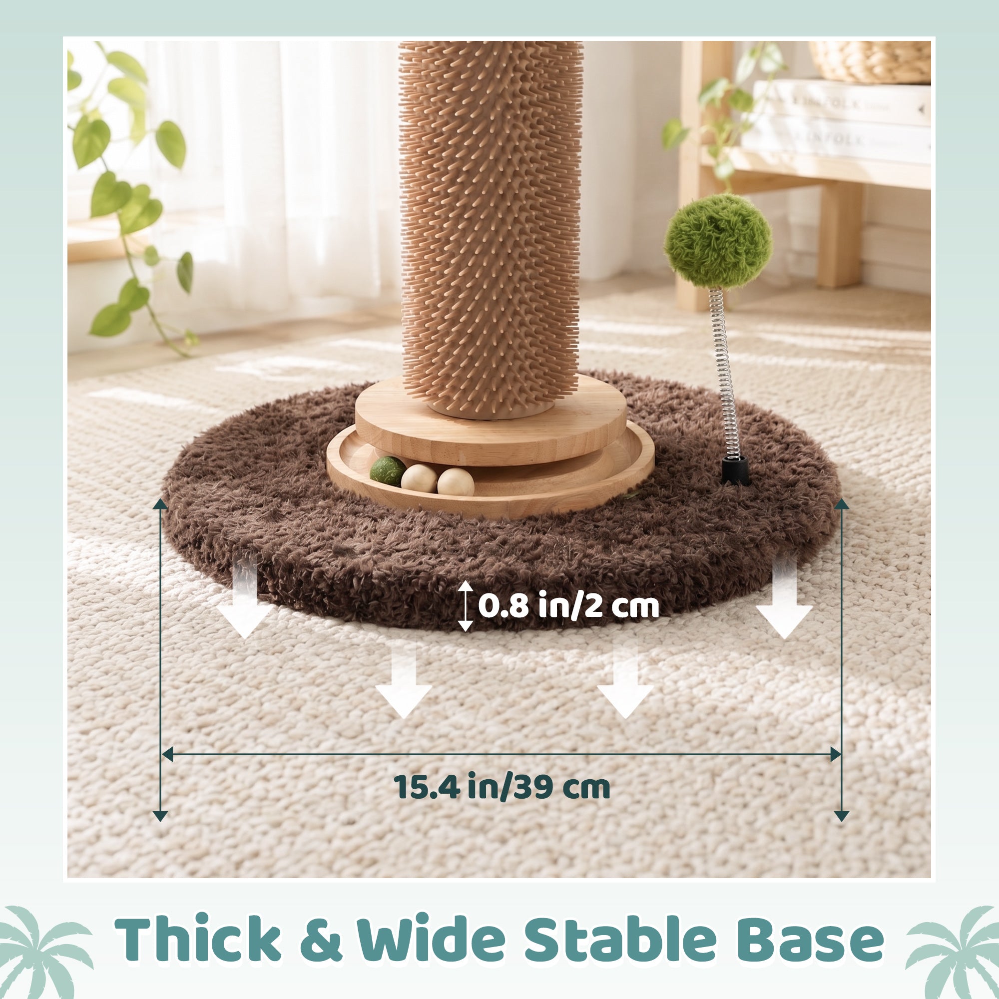 Coconut Palm Cat Scratching Post