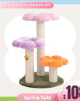 Three Flower Cat Tree