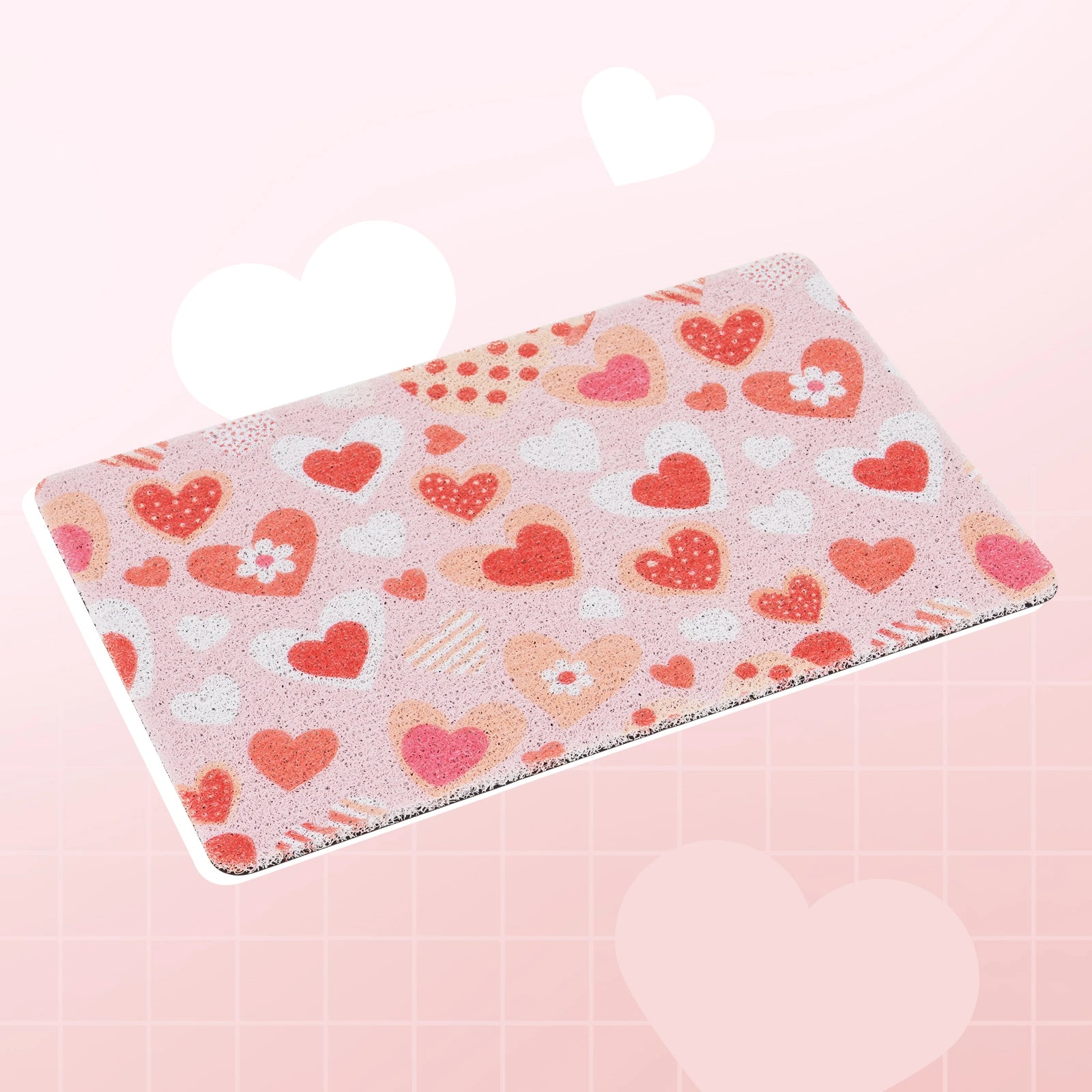 Sweetie Heart Cat Litter Mat