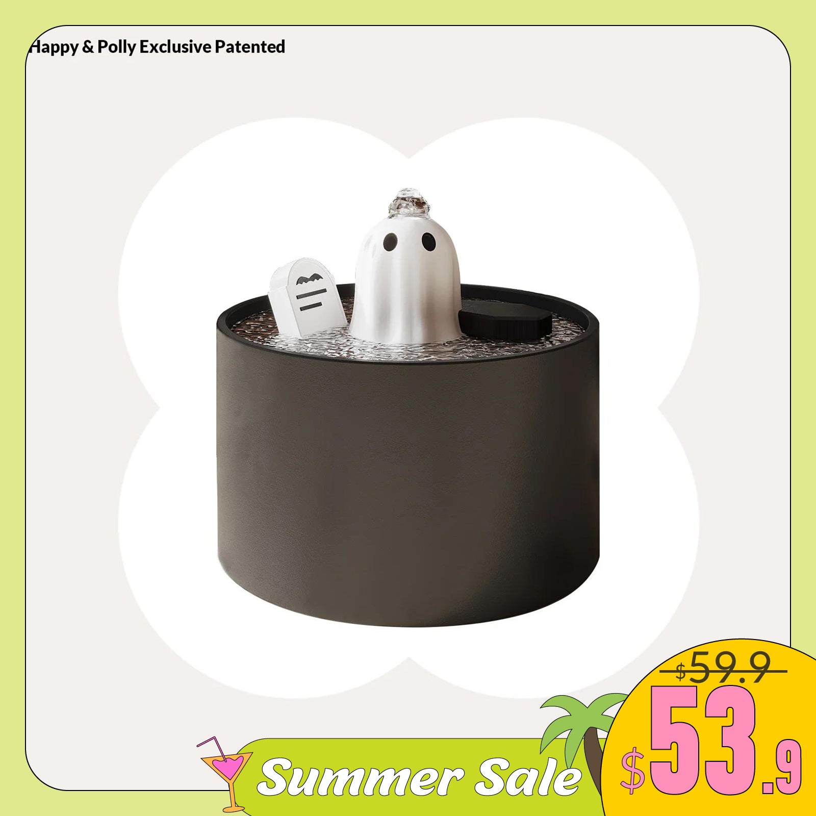 50oz/1.5L Cat Drinking Fountain