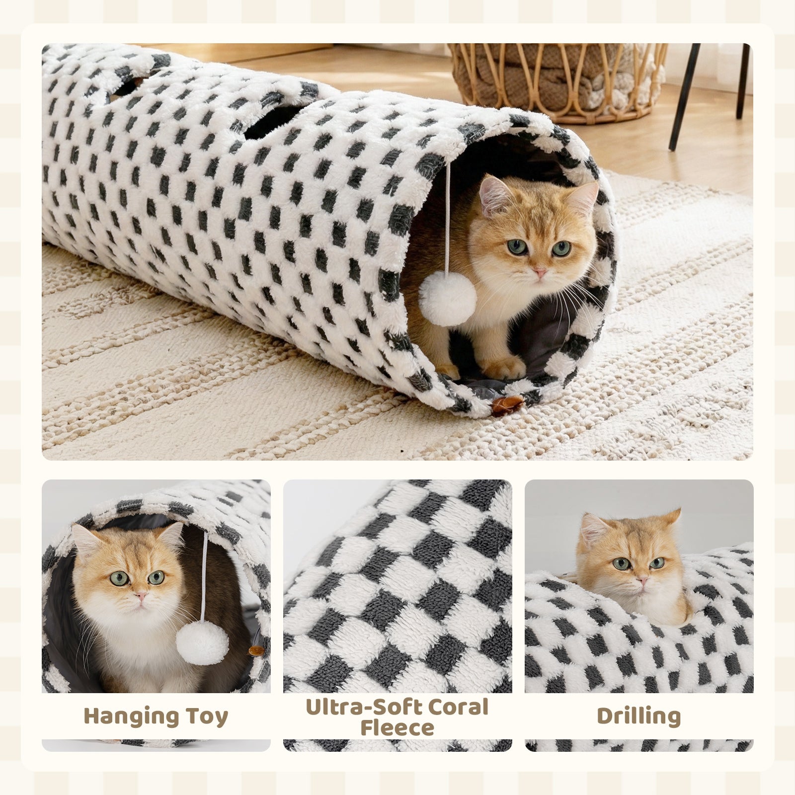 Elves in the Checkerboard Cat Tunnel