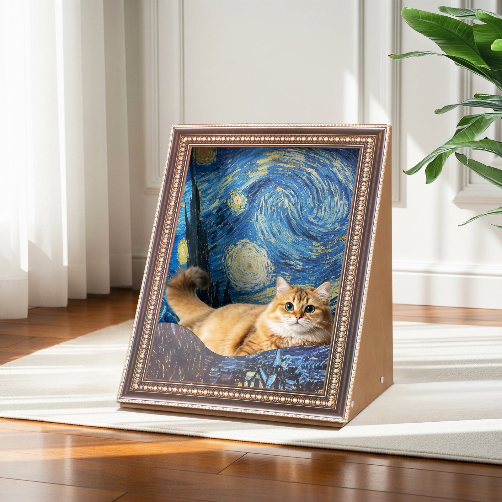 3D Retro Art Cat Scratcher