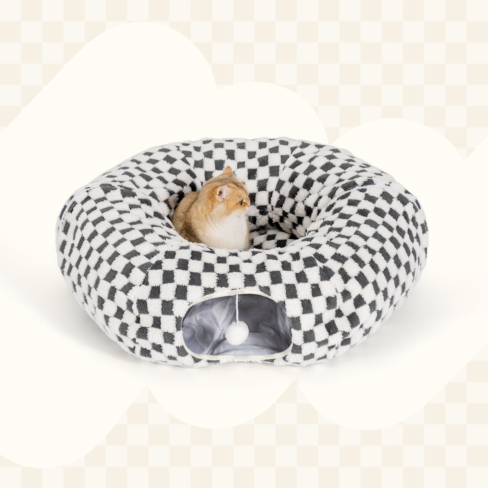Elves in the Checkerboard Cat Tunnel