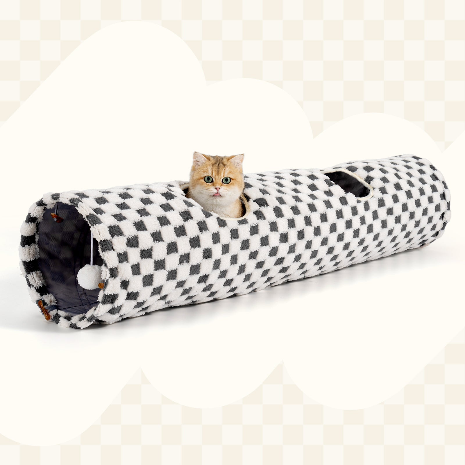 Elves in the Checkerboard Cat Tunnel