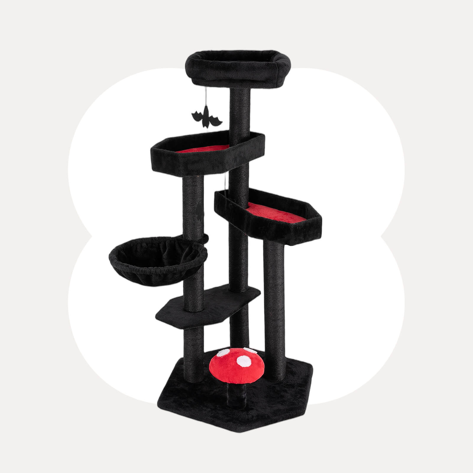 Upgraded Gothic Style Cat Tree – Happy & Polly