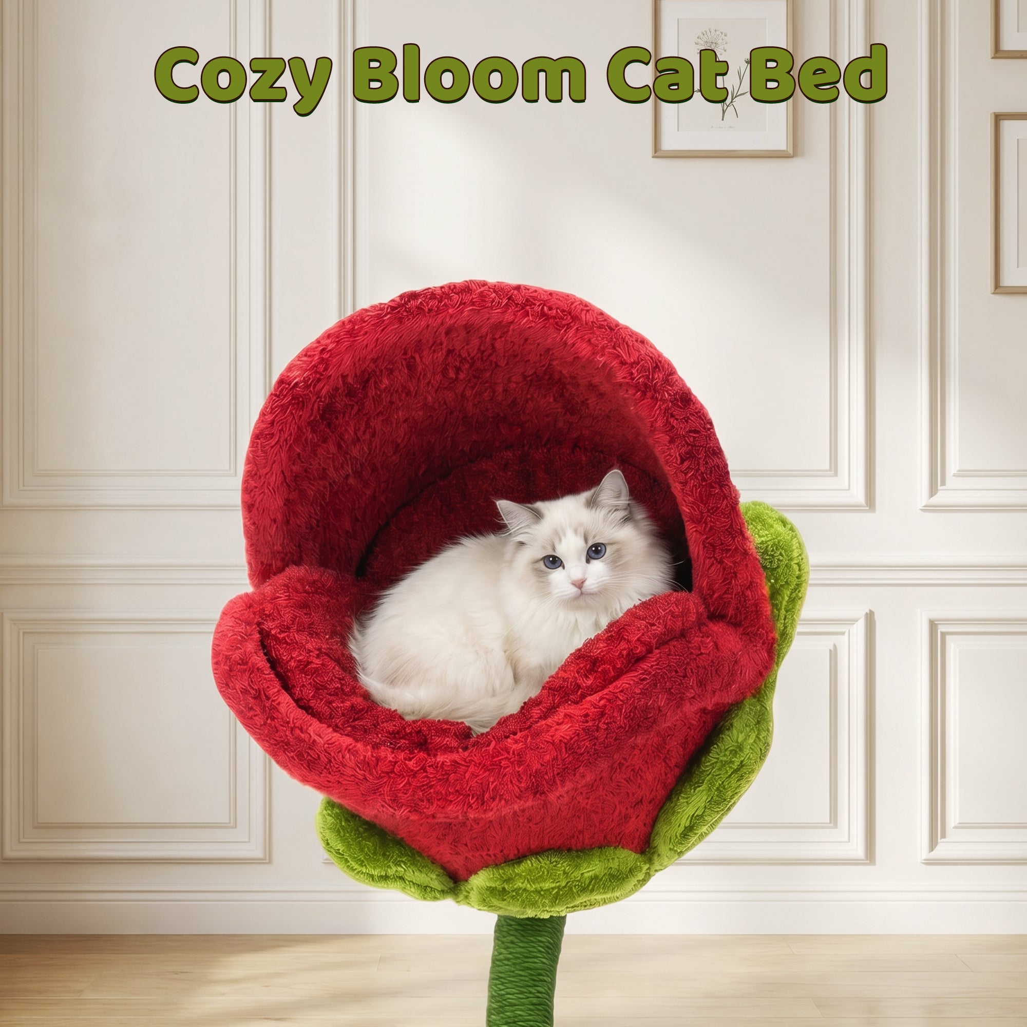 50.8'' Carnivorous Blossom Cat Tree Max